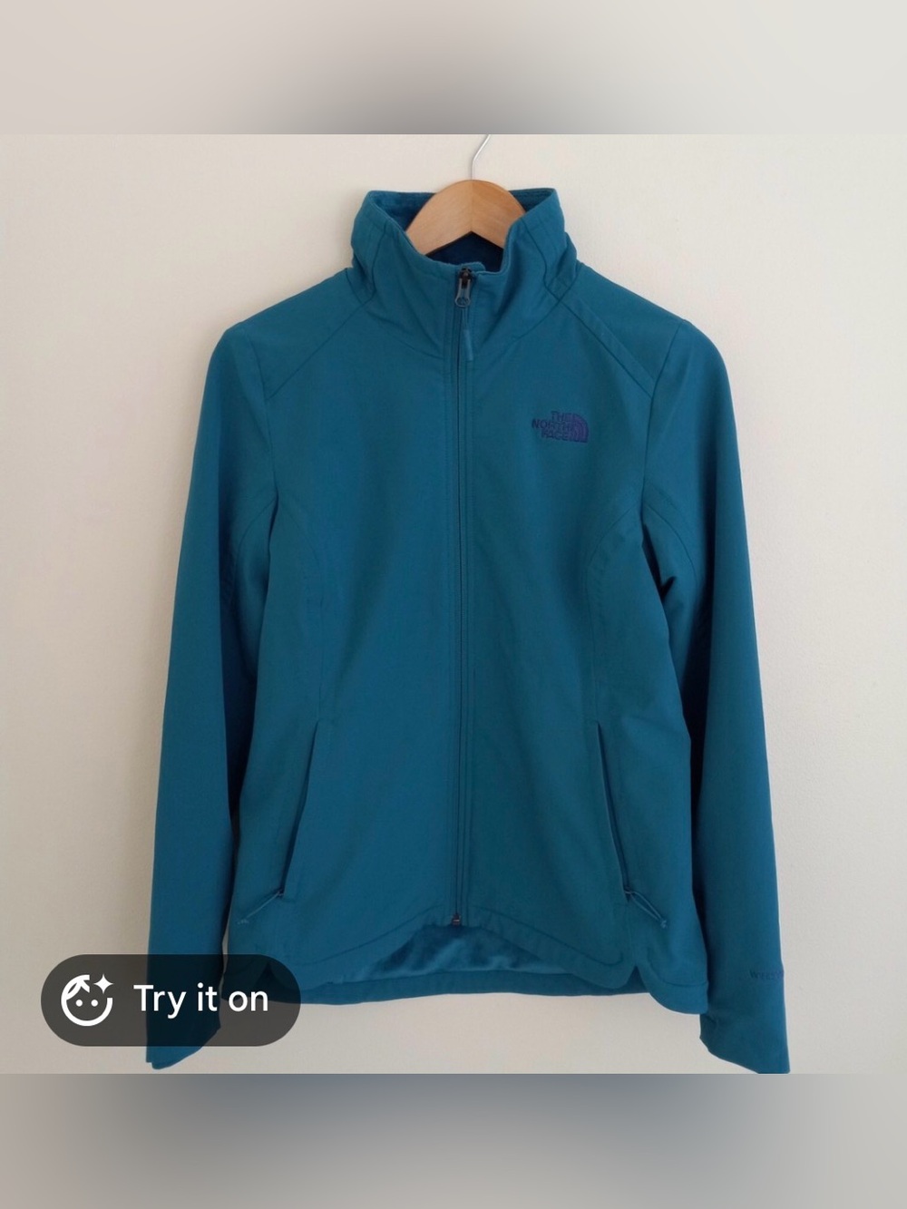 The North Face Women's Teal Blue Softshell Jacket Women’s Size Medium
